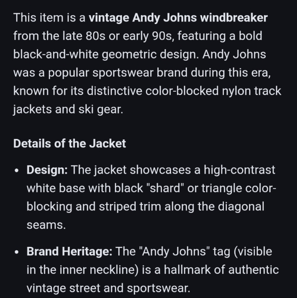 Vintage White & Black Colorblock Track Joggers - Casual Athletic Set - Picture 11 of 11